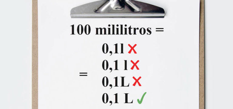Símbolo de litro: minúscula ou maiúscula