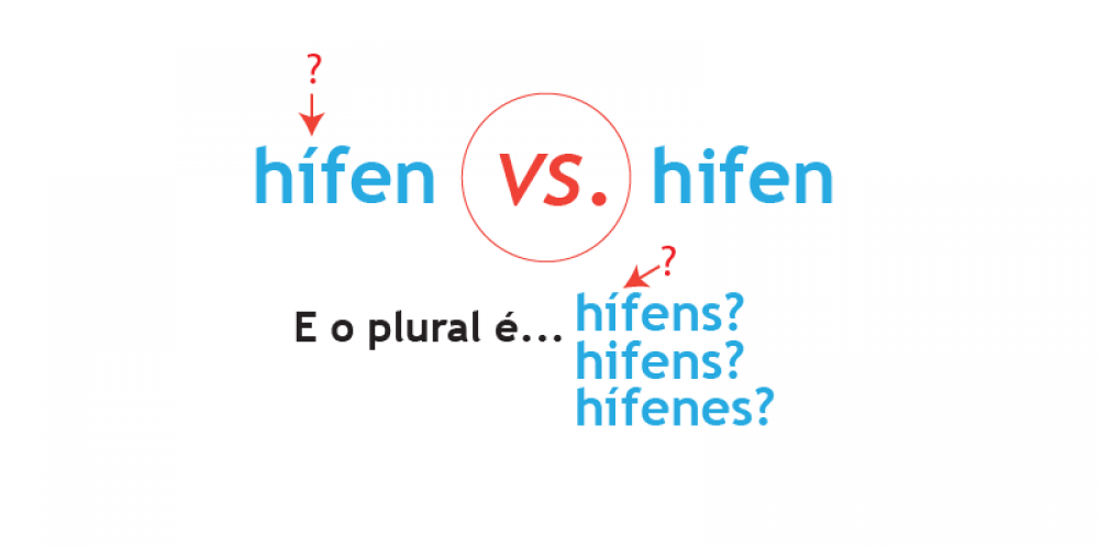 Hífen tem acento? E o plural de hífen tem?